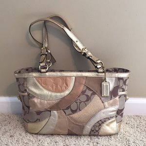 Patchwork Coach Bag